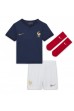 Frankrijk Aurelien Tchouameni #8 Babytruitje Thuis tenue Kind WK 2022 Korte Mouw (+ Korte broeken)
